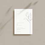 Elegant Rose Modern Save the Date Card - Hampstead Collection, Elle Bee Design