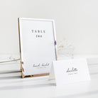 Modern Wedding Table Numbers - Hannah Collection, Elle Bee design