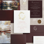 Harriet - Foil Pressed Wedding Invitation Suite