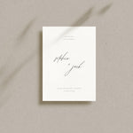 Modern Script Wedding Save the Date Card - Hatton Collection, Elle Bee Design