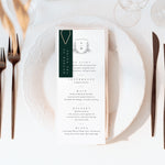 Henley - Wedding Menu Card