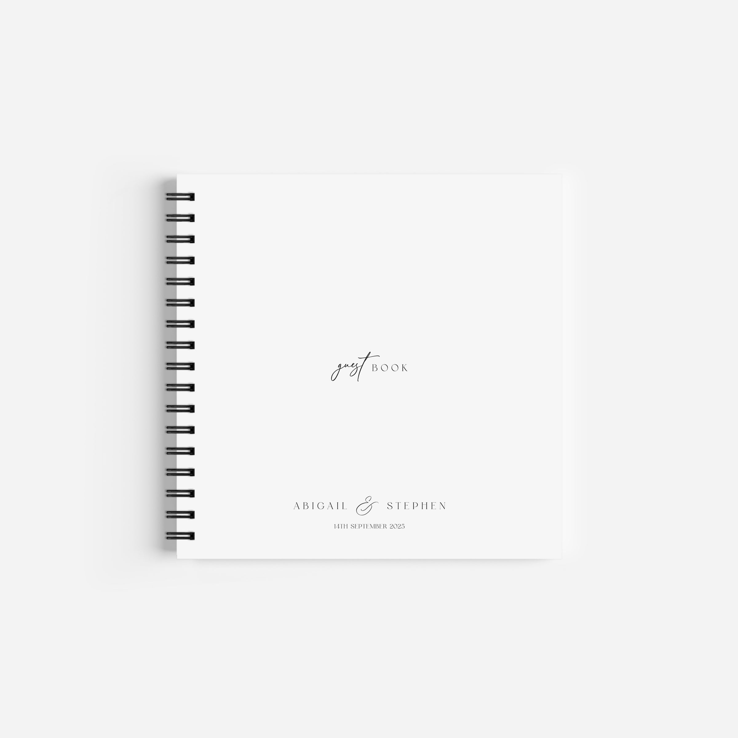 Elegant Modern Wedding Guest Book - Highbury Collection, Elle Bee Design