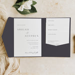 Highbury - Pocketfold Wedding Invitation