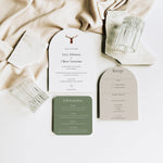 Stag Shaped Wedding Invitation Suite - Highgate Collection, Elle Bee Design