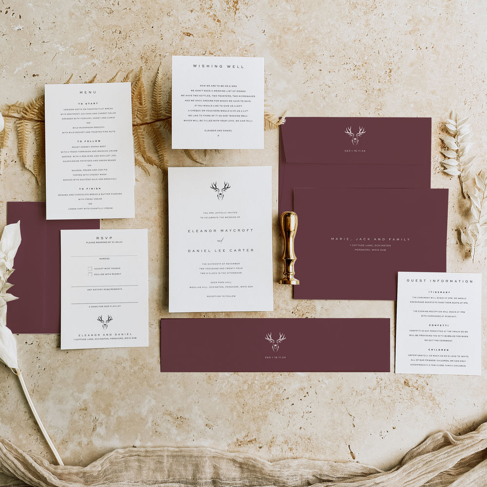 Highgate - Wedding Invitation Suite