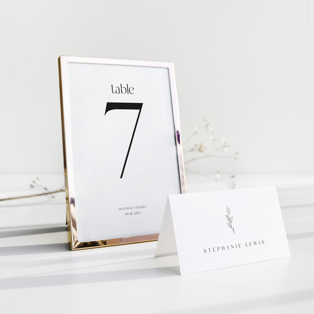 Elegant Wedding Table Number - Holland Park Collection, Elle Bee Design