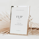 Personalised Flip Flops Sign for Wedding Evening Reception