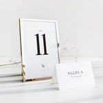 Modern Wedding Table Number - Hoxton Collection, Elle Bee Design