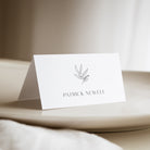 Simple Botanical Wedding Place Card - Hyde Park Collection, Elle Bee Design