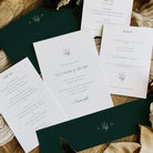 Simple Botanical Wedding Invitation Package - Hyde Park Collection, Elle Bee Design