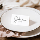 Modern Script Wedding Place Cards - Islington Collection, Elle Bee Design