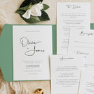 Modern Stylish Pocketfold Wedding Invitation Suite - Islington Collection, Elle Bee Design