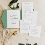 Islington - Pocketfold Wedding Invitation