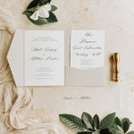 Kensington - Pocketfold Wedding Invitation