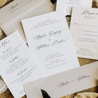 Calligraphy Wedding Invitation Suite - Kensington Collection, Elle Bee Design