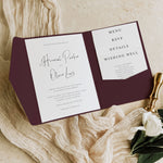 Kilburn - Pocketfold Wedding Invitation