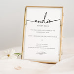 Audio Guest Book Sign - Personalised