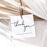Simple Modern Wedding Favour Tag with Twine - King's Road Collection, Elle Bee Design