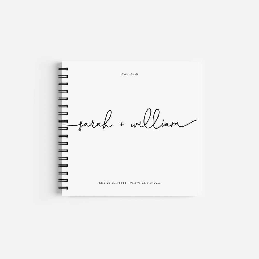 Modern Wedding Guest Book - King's Road Collection, Elle Bee Design