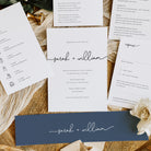 Simple Modern Wedding Invitation Suite - King's Road Collection, Elle Bee Design