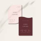 Modern Shaped Save the Date Wedding Card - Knightsbridge Collection, Elle Bee Design