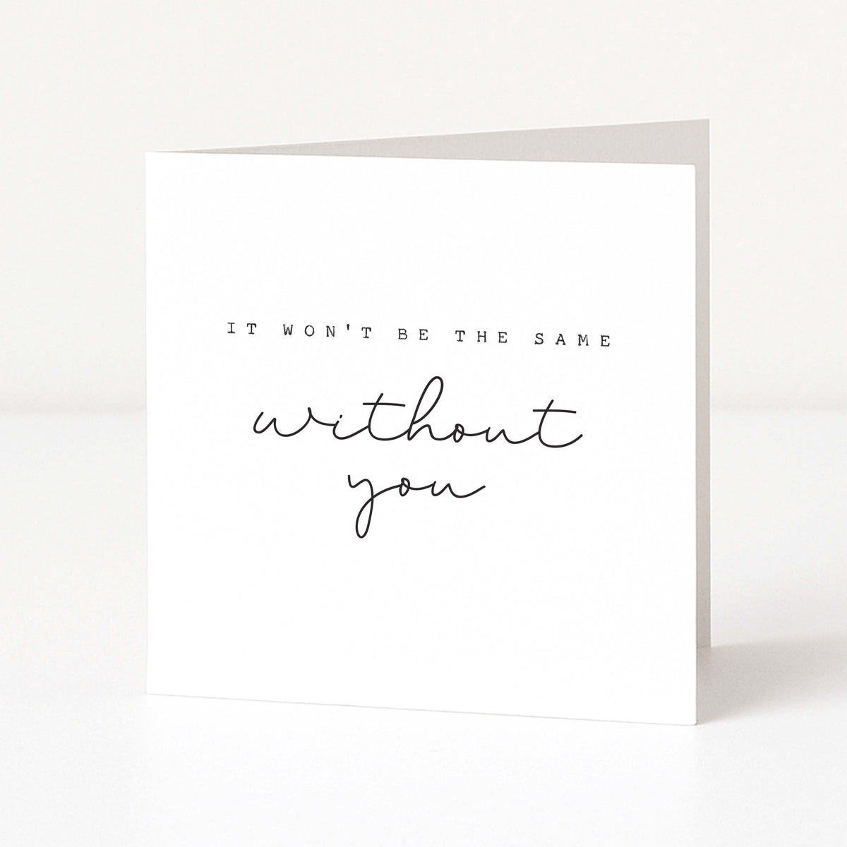 Simple New Job Card - Minimalist Design | Elle Bee Design – Elle Bee ...