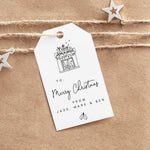 Personalised Christmas Gift Tag Pack - Modern