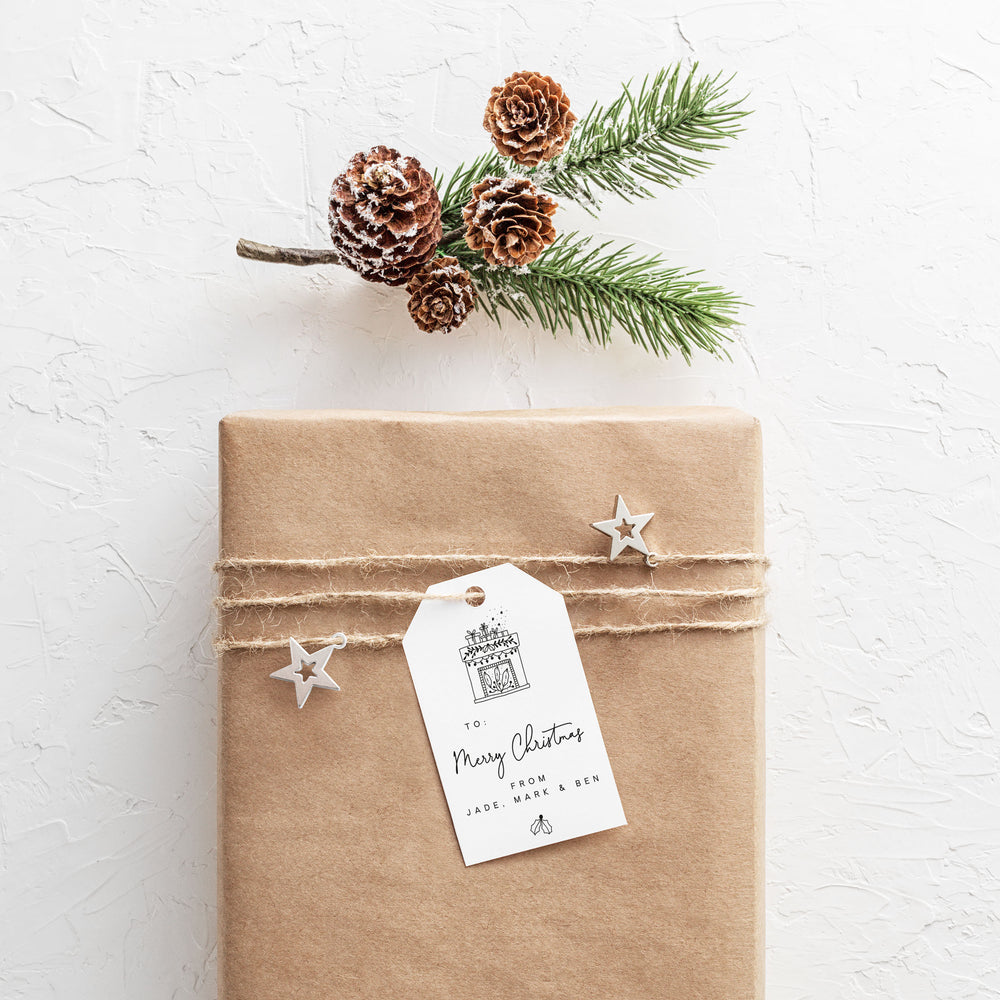Personalised Christmas Gift Tag Pack - Modern (CGT006)