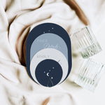Moon and Stars Shaped Wedding Invitation Suite - Lunar Collection, Elle Bee Design