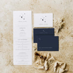 Lunar - Concertina Wedding Invitation