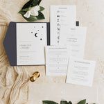 Lunar - Pocketfold Wedding Invitation