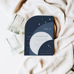 Lunar - Shaped Invitation Suite