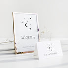 Modern Celestial Wedding Table Name Cards - Lunar Collection, Elle Bee Design