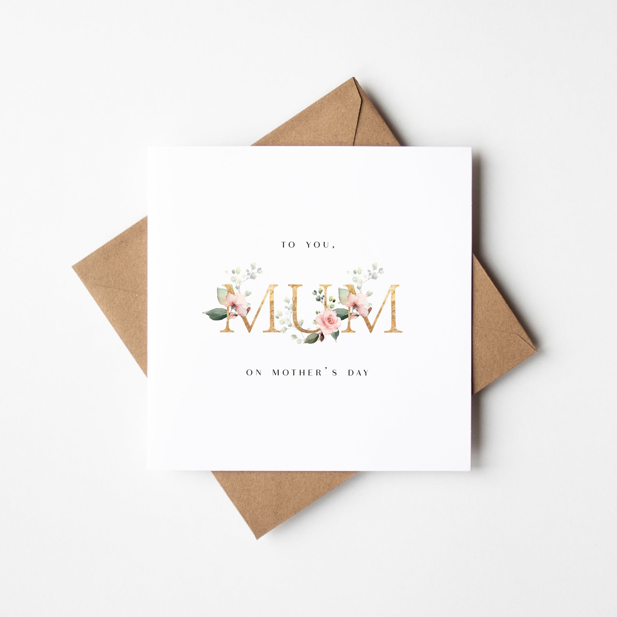 Floral Decorative Mother's Day Card