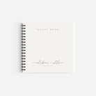 Modern Handmade Wedding Guest Book - Manor Park Collection, Elle Bee Design