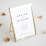 Advice and Wishes Sign - Personalised