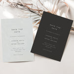 Modern Bold Save the Date Card - Mayfair Collection, Elle Bee Design