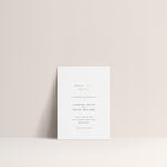 Mayfair - Foil Save the Date