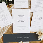 Bold Modern Wedding Invitation Suite - Mayfair Collection, Elle Bee Design