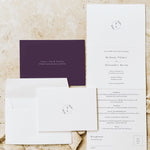 Classic Concertina Wedding Invitation - Newbury Collection, Elle Bee Design