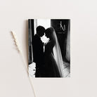 Stylish Monogram Wedding Photo Thank You Card - Newbury Collection, Elle Bee Design