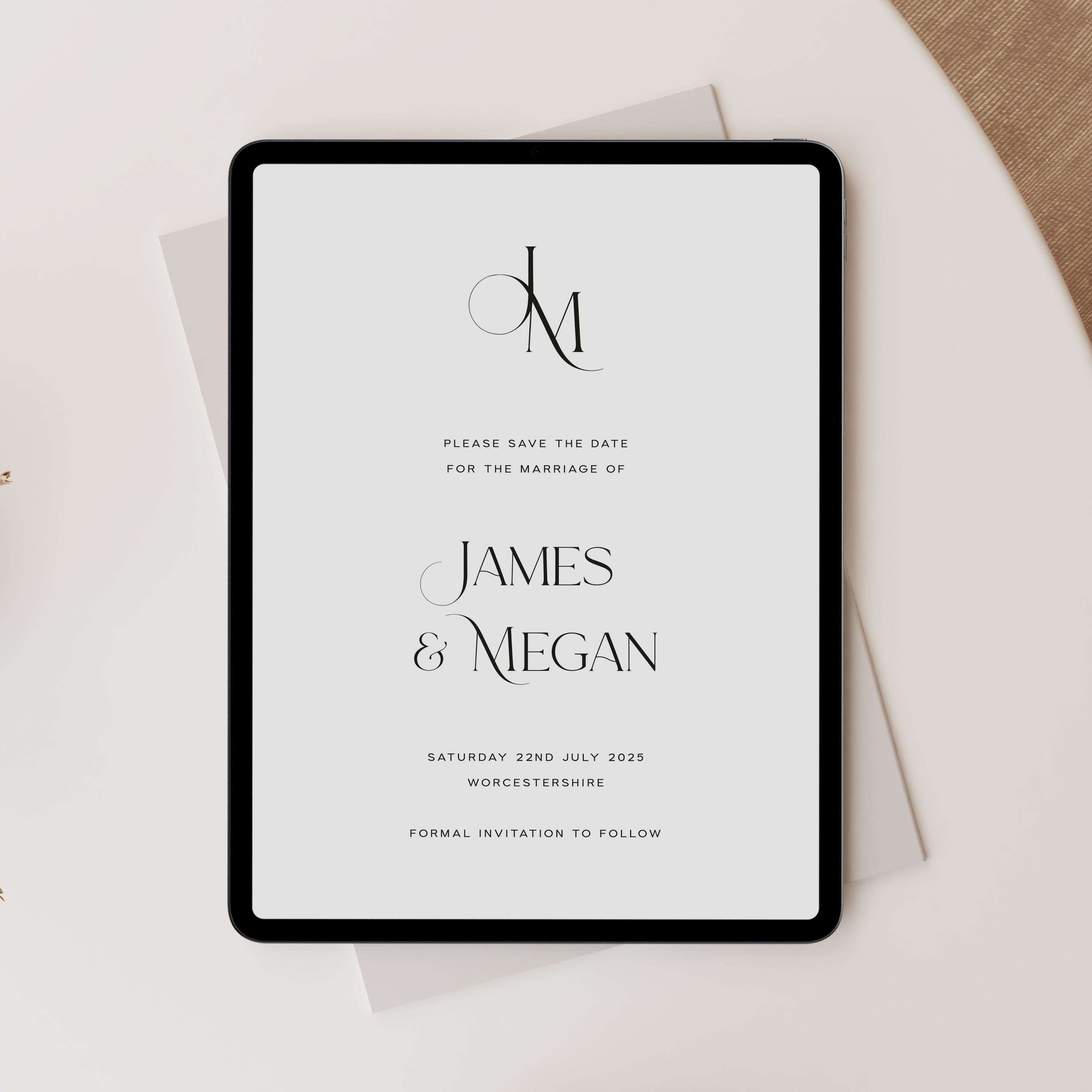 Newbury2025 eSavetheDate eco-friendly digital save the dates for weddings – elle bee design