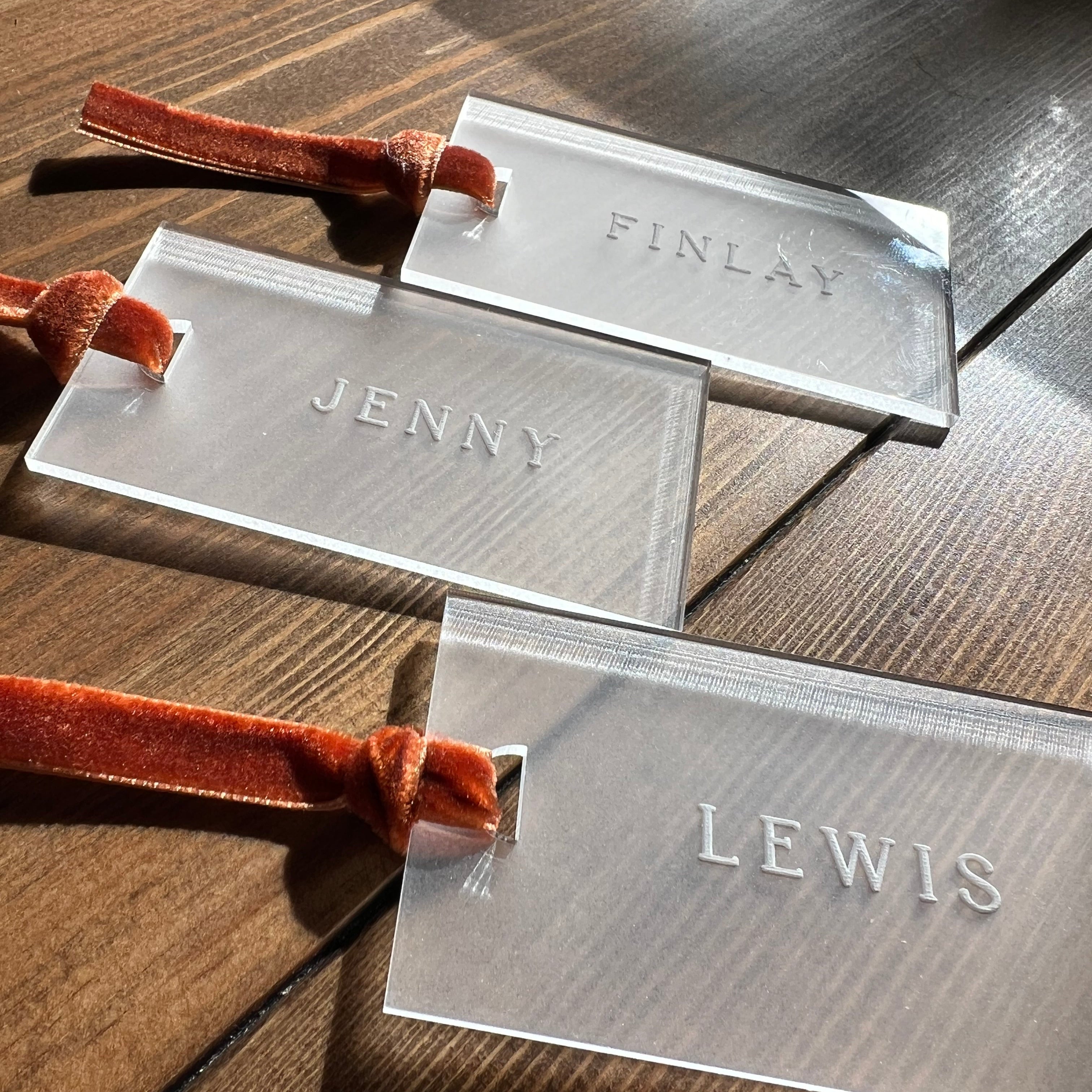personalized seating cards