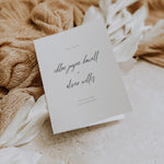 Modern Script Wedding Order of Service Booklet - Poplar Collection, Elle Bee Design