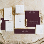 Poplar - Wedding Invitation Suite