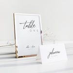 Poplar - Wedding Table Number