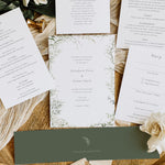 Elegant Botanical Wedding Invitation Suite - Richmond Collection, Elle Bee Design