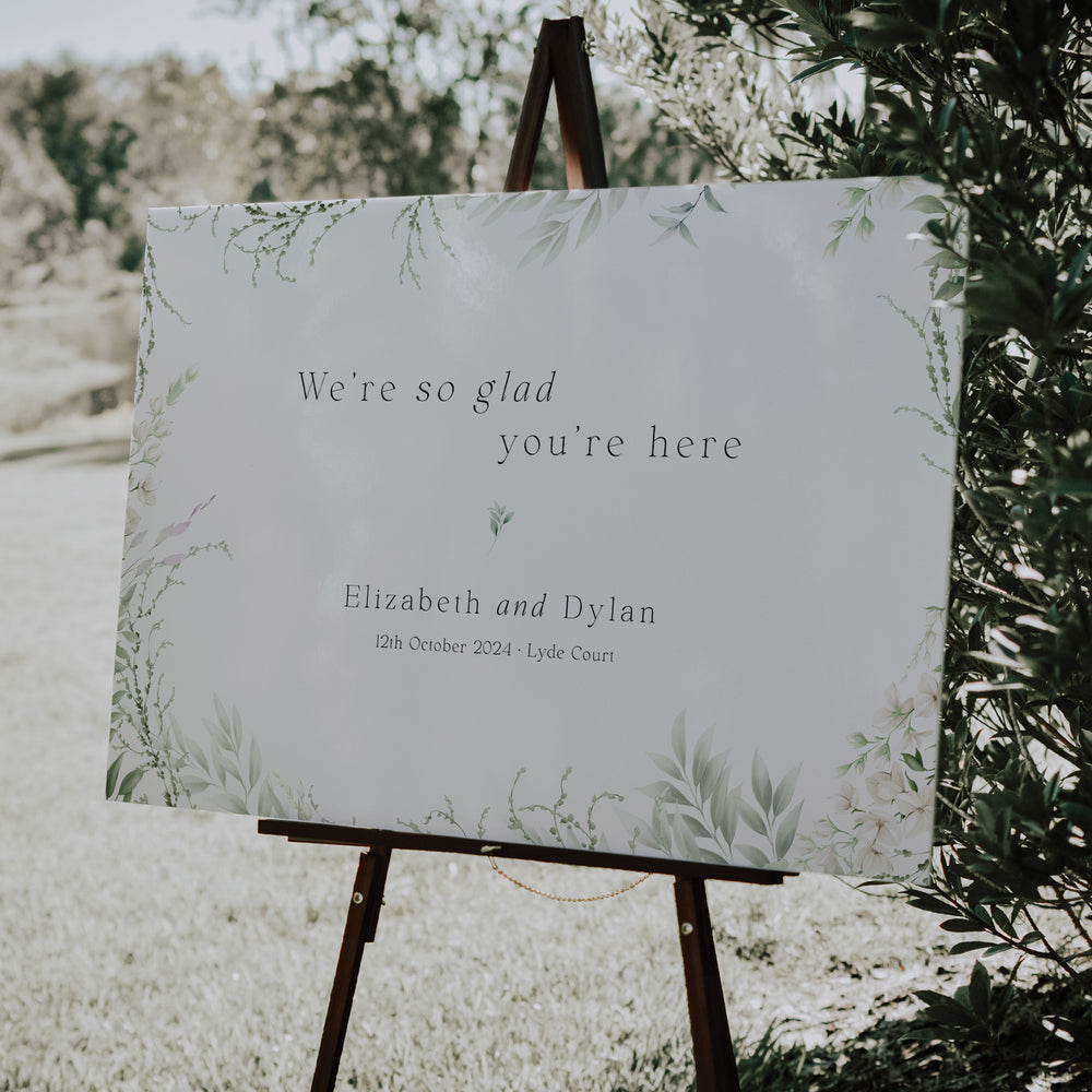 Elegant Wedding Welcome Sign - Richmond Collection, Elle Bee Design