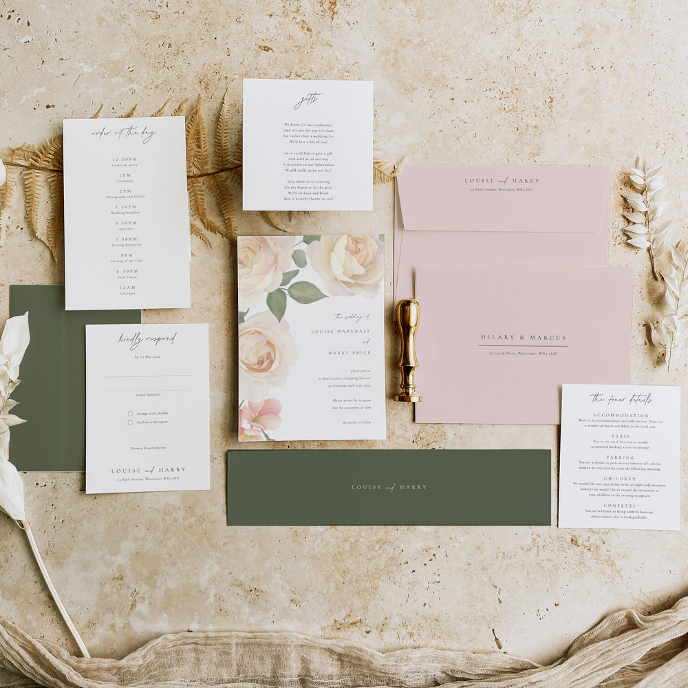 Royal Oak - Wedding Invitation Suite
