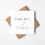 Modern Personalised Sorry You're Leaving Card